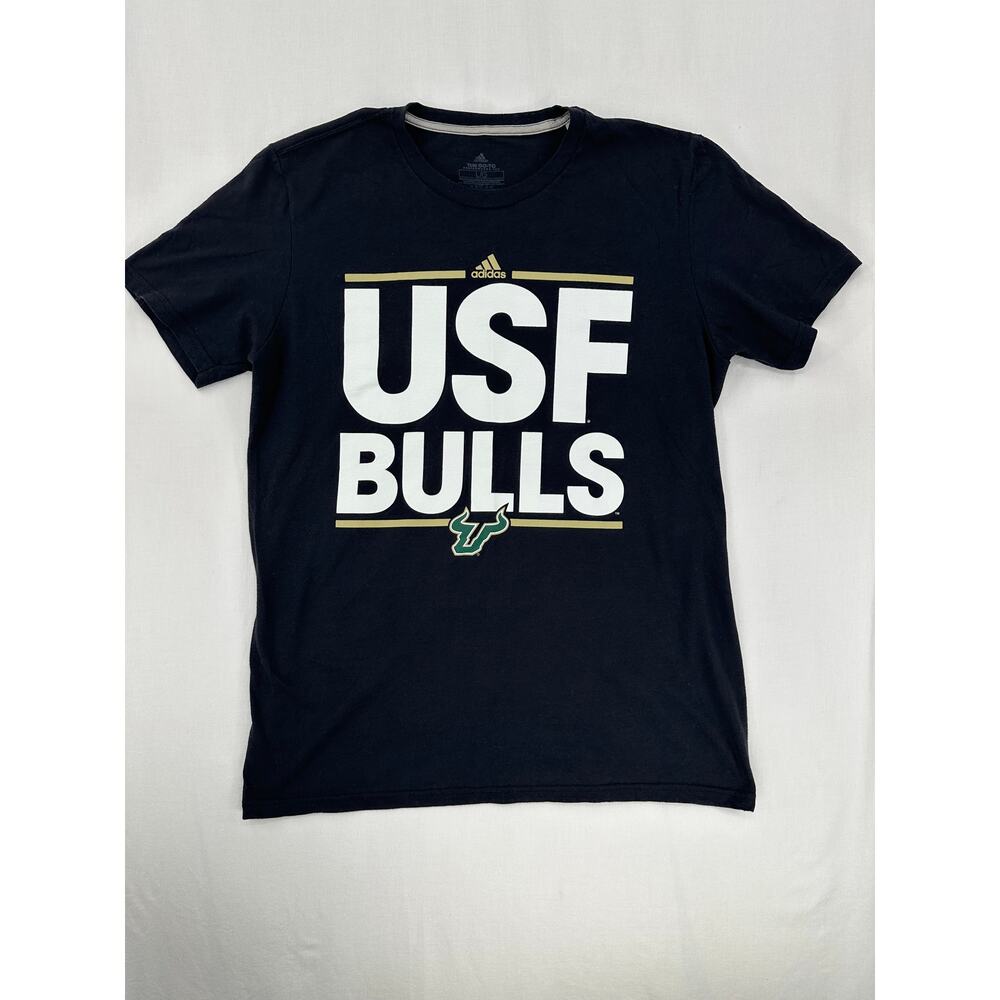 Adidas South Florida Bulls "USF Bulls" black t-shirt